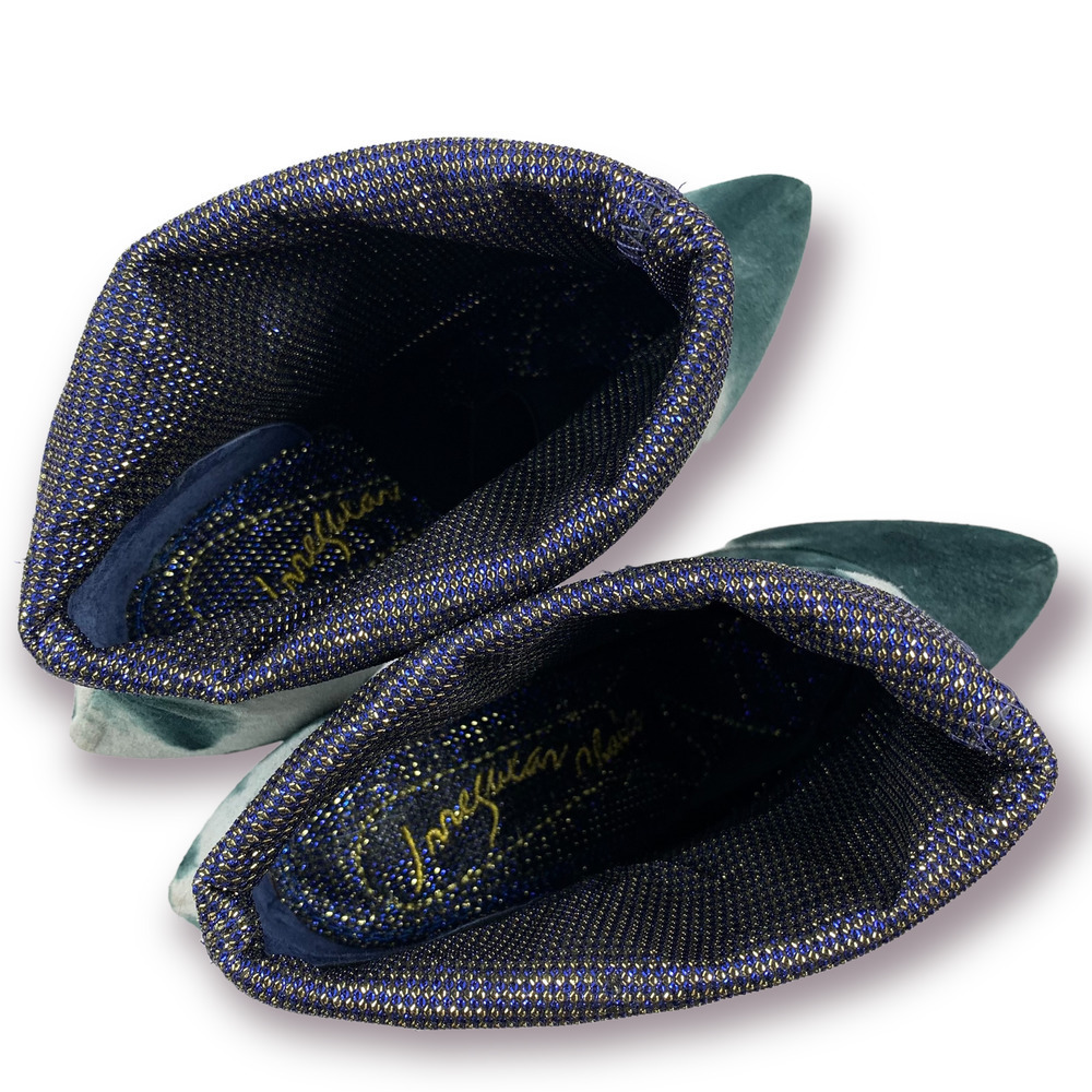 ❌SOLD❌ BRAND NEW 2011 Couture IRREGULAR CHOICE tie dye platform hexagonal boots - Picture 8 of 14